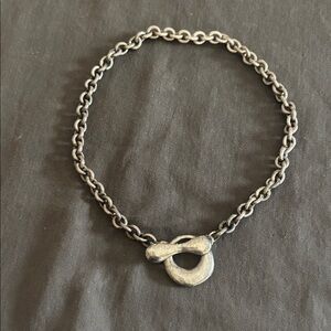 Robert Lee Morris Sterling silver necklace.